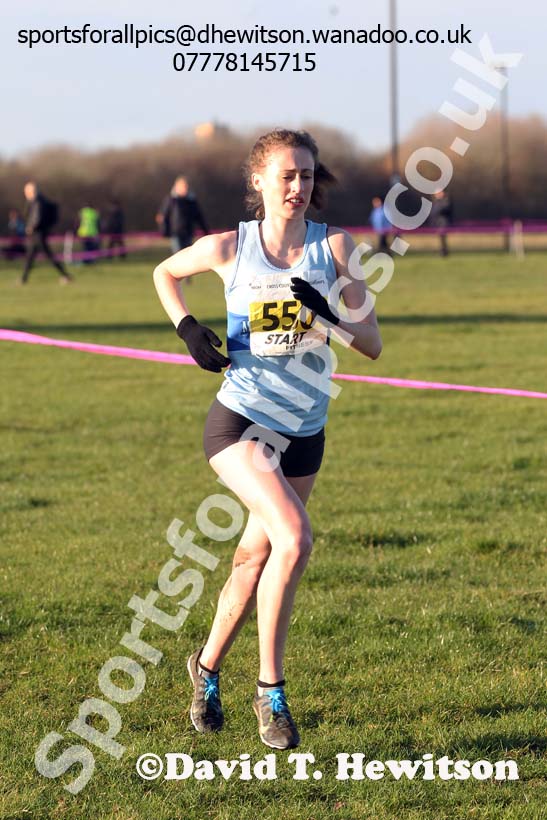 Womens under-17s and 20s North Eastern Cross Country Chanpionships. Photo: David T. Hewitson/Sports for All Pics